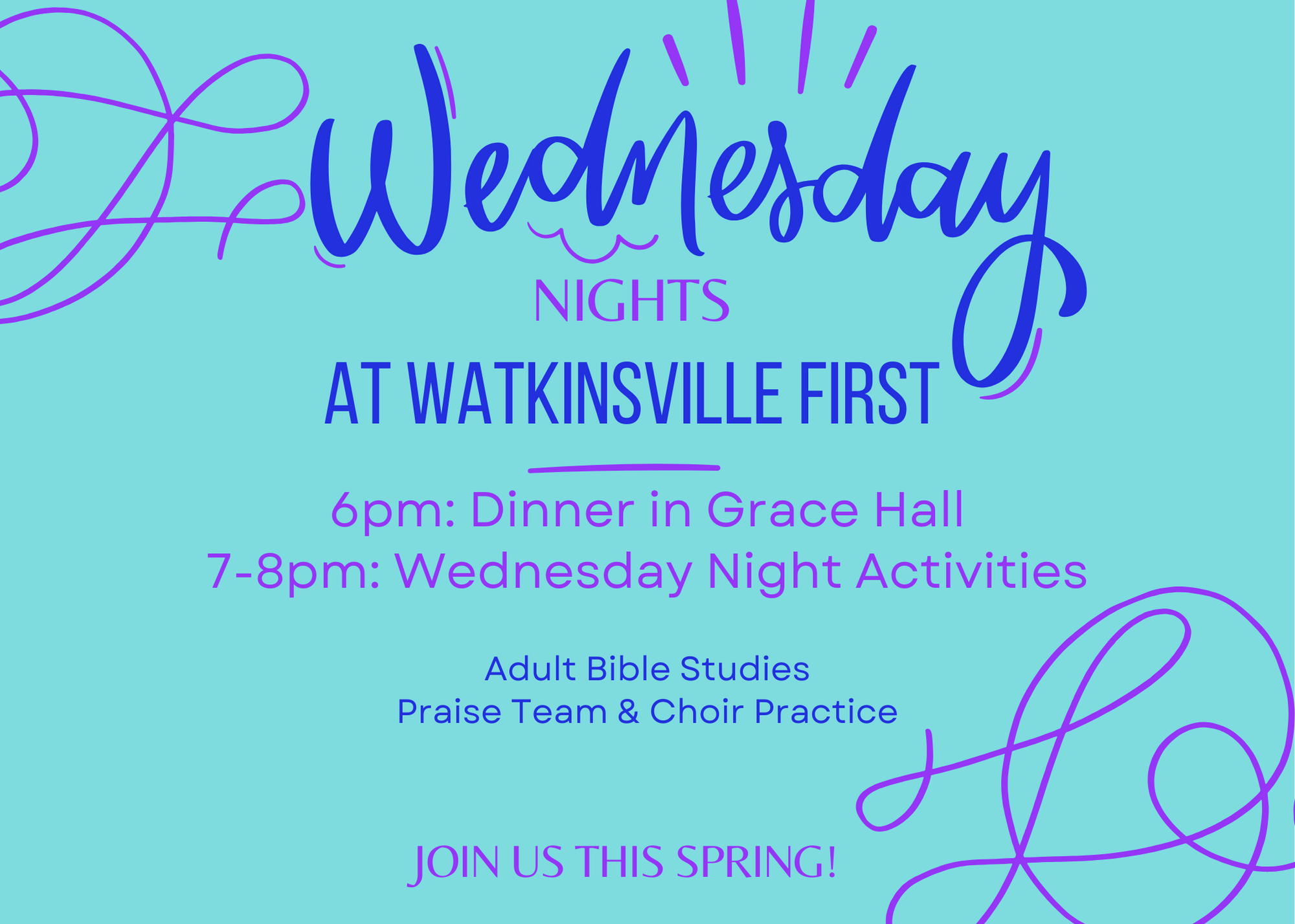 Wednesday Nights at Watkinsville First